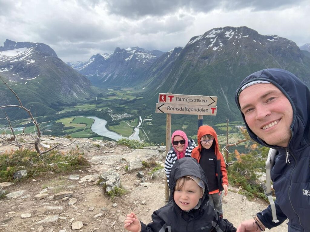 rodzinne wejście na rampestreken