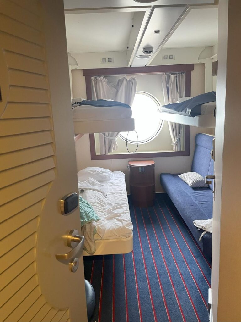 kabina na promie do Norwegii