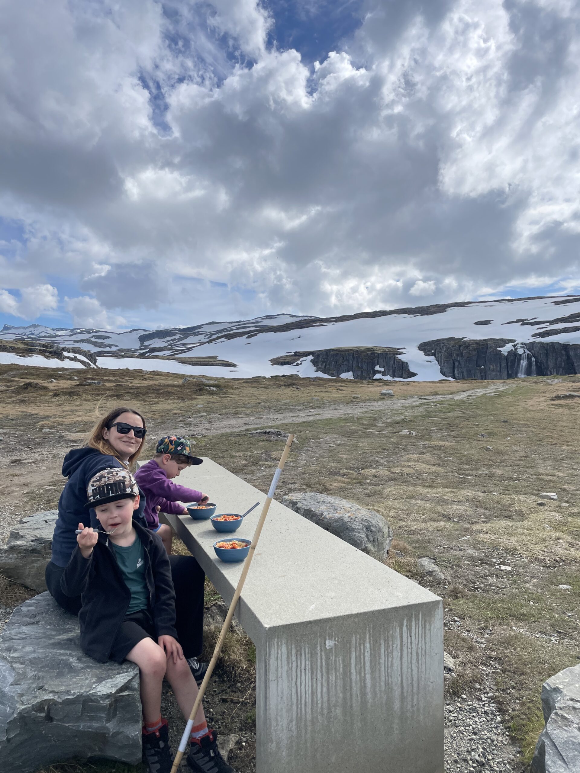 z dziećmi w Norwegii