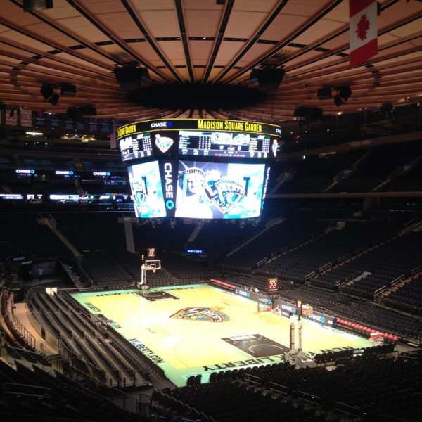 z wizytą w madison square garden