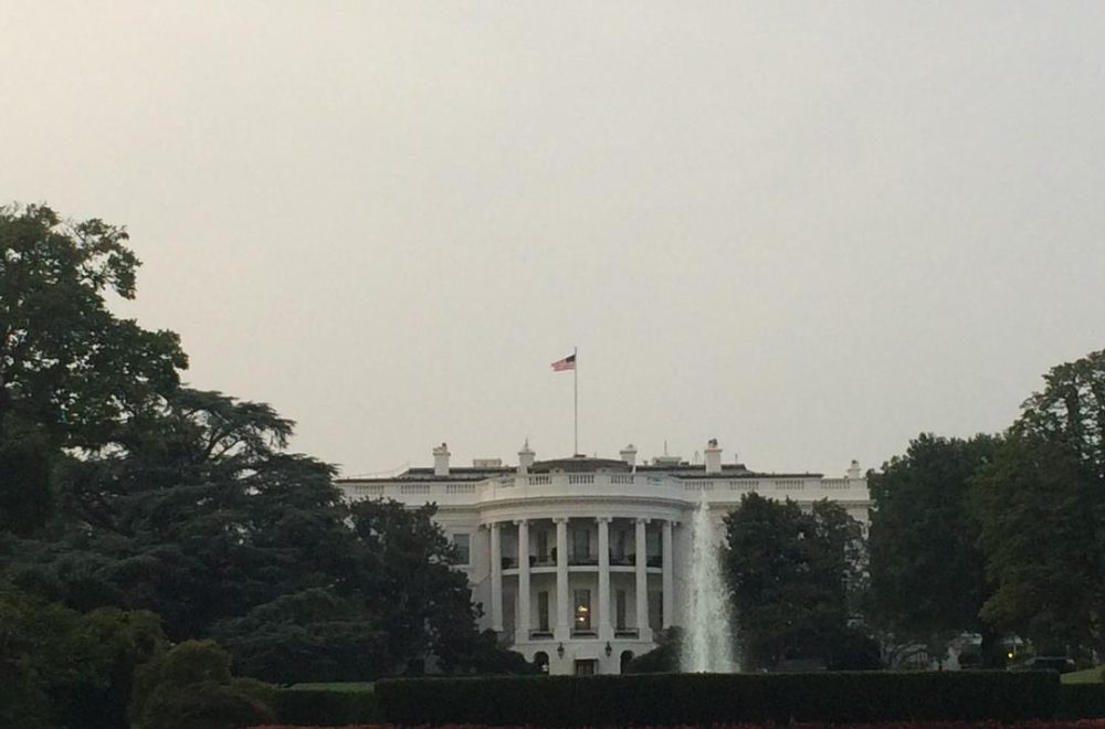 z wizytą w białym domu